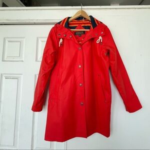 Pendleton women’s red rain coat lined XS